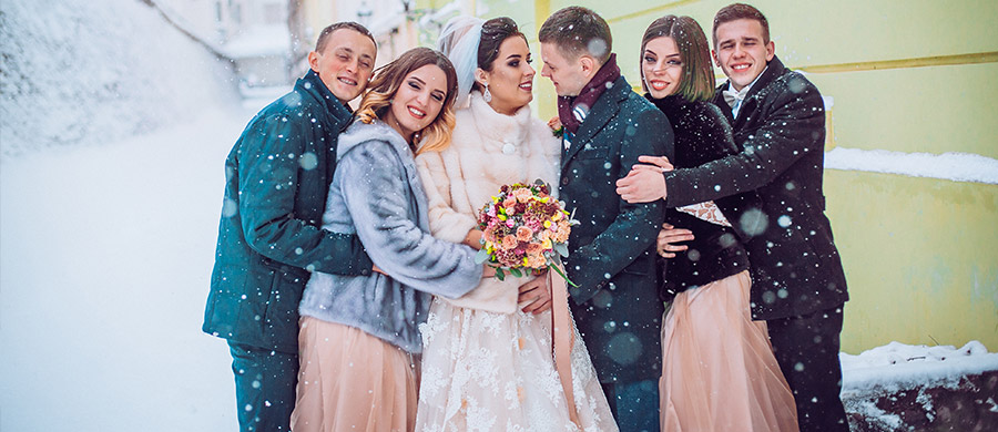 How to Dress for a Winter Wedding